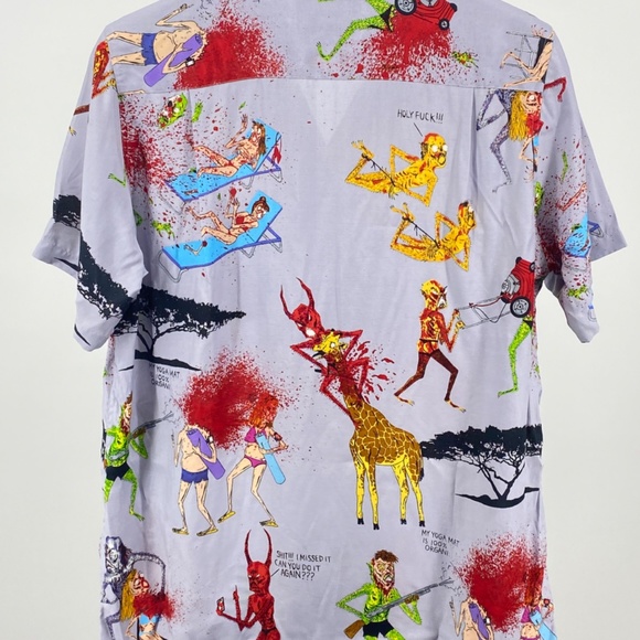 Wacko Maria x Neckface Camp Collar Shirt - Picture 2 of 5